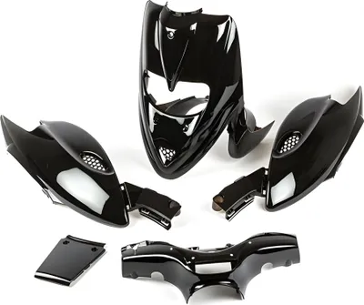 Image de Str8 kit carénage 5 pièces noir pour gilera stalker