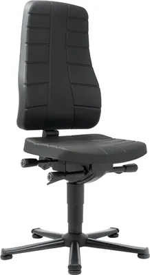Produktbild von Bimos Arbeitsdrehstuhl Highline mit Gleitern Integralschaum Höhe 450-600mm - 9640-2000