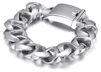 Produktbild von Minimalistisches Stahlarmband für Herren