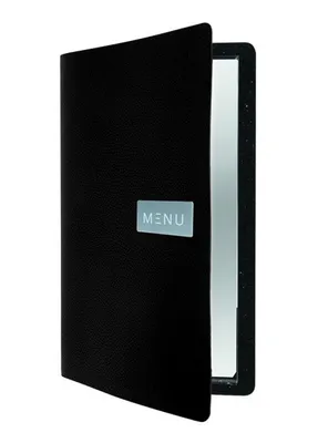 Obrázek produktu pro Securit MC-LRA4-RWWT Složka na menu Securit RAW, DIN A4, z kůže, bílá barva