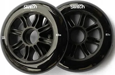 Zdjęcie produktu dla Kółka hulajnogi 100 x 24 mm czarne 83A wyczynowe stunt scooter 2 szt