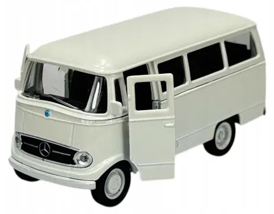Produktbild von Welly Mercedes-Benz O 319 Oldtimer Metallmodell weiß Maßstab 1:34