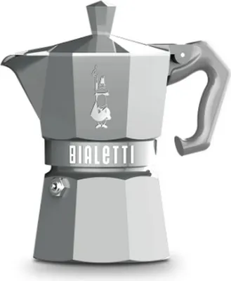 Immagine prodotto di Caffettiera italiana, 6 tazze, grigio argento Bialetti 0009076