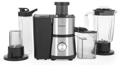 4-in-1 Entsafter Mixer, 1 L Kanne, 2 Geschwindigkeiten, Edelstahlmesser
