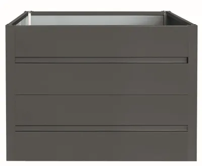 Produktbild von ROJAPLAST Premium Hochbeetblech 90 x 90 x 76 cm Anthrazit HBK99