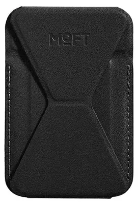 Zdjęcie produktu dla Magnetyczny portfel i stojak na telefon Moft Movas Snap-On MagSafe czarny