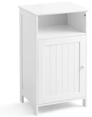 Image de Meuble de salle de bain avec étagère réglable, 40 x 30 x 70 cm, blanc