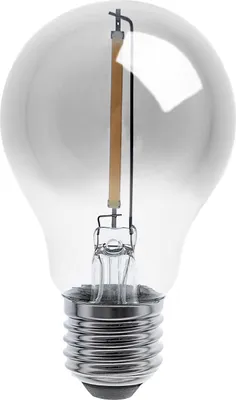 Produktbild von LED Filament Leuchtmittel Birnenform 2,3W = 15W E27 Rauchglas smoky 136lm warmweiß 2700K
