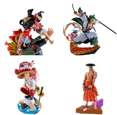 Produktbild von Megahouse One Piece Wano Kuni Vol 1 Petitrama Logbox Re Birth Pvc-minifiguren-set 9 Cm One Size