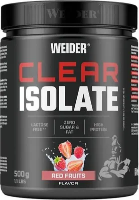 Obrázek produktu pro Weider Clear Isolate 500g Červené ovoce