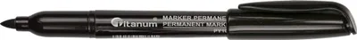 Zdjęcie produktu dla Marker permanentny czarny 2,0 mm okrągła końcówka Titanum