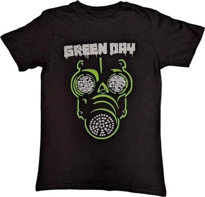 Produktbild von Green Day Green Mask Black S T-Shirt
