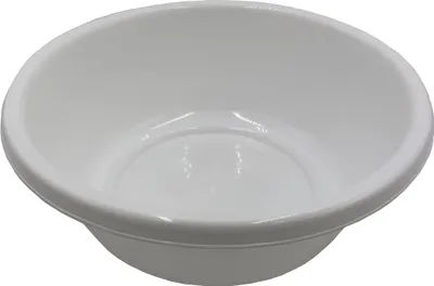 Image de HEIDRUN saladier 32cm 6L en plastique saladier à mélanger saladier de cuisine, couleur:blanc