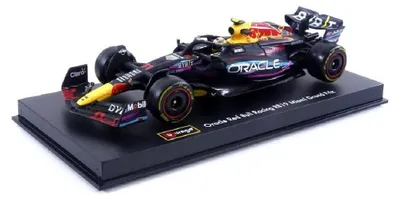 Produktbild von Bburago 18-38083P1 - Modellauto - F1 Red Bull RB19 '23 #11 Perez Miami GP (mit Helm, Maßstab 1:43)