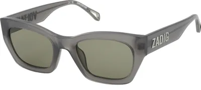 Zdjęcie produktu dla Zadig&Voltaire SZV371 06A5 SHINY OPALINE GREY 52/21/140 Damen Sonnenbrillen