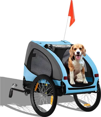 Produktbild von zoomundo przyczepka rowerowa dla psów - Buddy w kolorze turkusowym