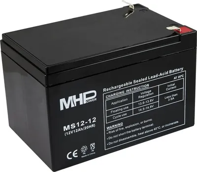Image de Batterie Pb MHPower VRLA AGM 12V/12Ah (MS12-12)