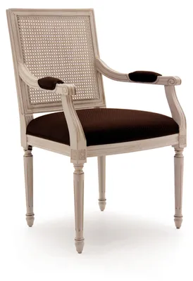 Produktbild von Esszimmer Stühle Design Textil Luxus Beige Neu Esszimmerstuhl Stuhl mit Armlehne