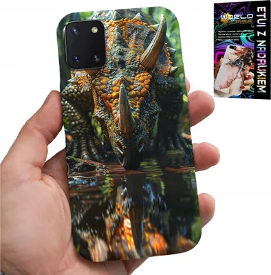 Image de Étui Pour Samsung Note 10 Lite - Étui Dino Dinosaure Triceratops