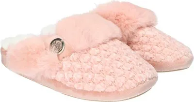 Produktbild von AMERICAN CLUB, SL08, Niedliche Hausschuhe, Warme Damen Hausschuhe, Elegant Slipper, Perfekt für sich selbst oder als Geschenk, Farbe: Rosa, Größe: 38