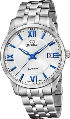 Produktbild von Jaguar Edelstahl Herren Uhr Analog Luxus Armbanduhr silber Acamar D2UJ964/1