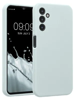 Produktbild von kwmobile Silikon Case für Samsung Galaxy A14 5G Hülle - Soft gummierte Handyhülle, Schutzhülle Cover in Cool Mint