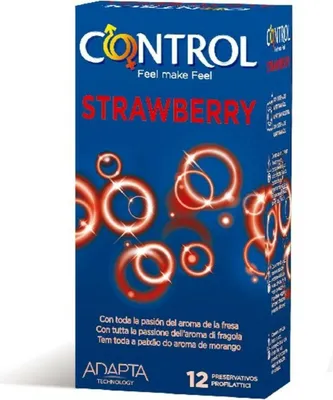 Image de Contrôle du préservatif à la fraise
