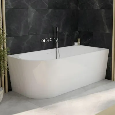 Productafbeelding van OLTENS Delva wandbad, 150 x 75 cm, voor hoekopstelling, rechts