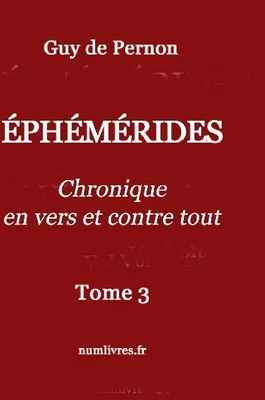 Produktbild von Éphémérides, Band III
