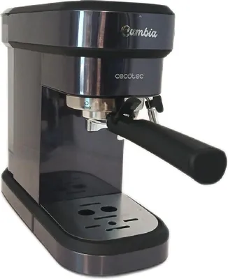 Produktbild von Cecotec 01625, Espressomaschine, 1,1 l, Gemahlener Kaffee, 1350 W, Schwarz