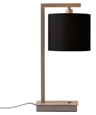 Immagine prodotto di si tratta di RoMi - Lampada da tavolo Boston - Marrone - 17x18x44cm Lampada da tavolo - Lampada da comodino, soggiorno, camera da letto