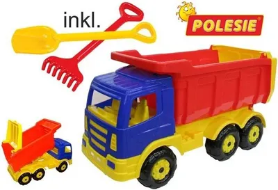 Produktbild von Polesie 9851 "Premium", MAXI Kipper + große Schaufel, große Harke im Beutel Preis pro 1St