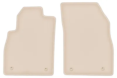 Produktbild von DURBAN Beige Velours-Fußmatten vorne für Opel Cascada Cabrio (2012-)