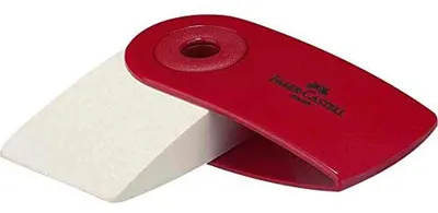 Obrázek produktu pro Faber Castell Plastový obal na gumu Mini červený nebo modrý