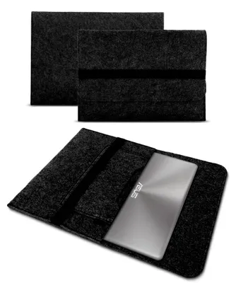 Produktbild von Asus ZenBook Flip S 13,3 Zoll Tasche Hülle Filz Case Sleeve Cover SchutzhülleNotebook Sleeve Farbe:Dunkel Grau