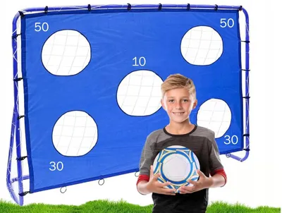 Zdjęcie produktu dla Bramka piłkarska SPEERTO 213x152x76 cm treningowa z matą celowniczą