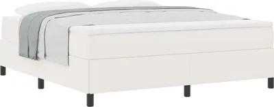 Produktbild von vidaXL Boxspringbett Creme 180 x 200 cm Cordstoff