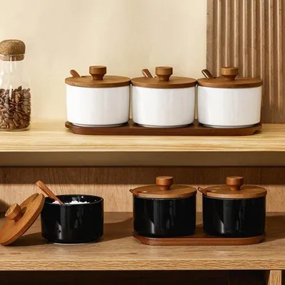 Produktbild von Porzellan-Schälchen für Tee Zucker Salz Kaffee Bohnen und Gewürze