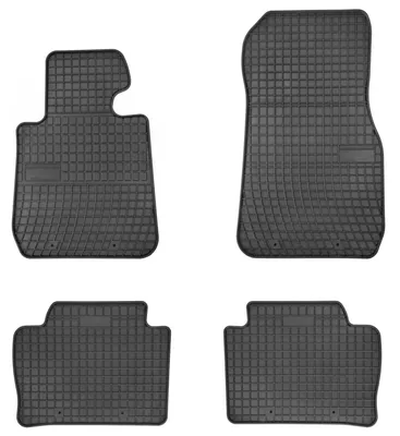 Zdjęcie produktu dla Dywaniki gumowe do BMW 3 F31 2011-2018 (kombi) – 4 szt., czarne, dopasowane – Wielganizator SolidPRO
