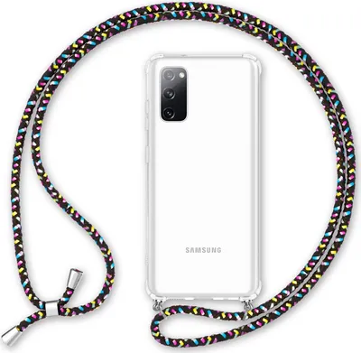 Obrázek produktu pro NALIA Samsung Galaxy S20 FE - Pouzdro na mobilní telefon s řetízkovým krytem Pouzdro na šňůru černé barevné
