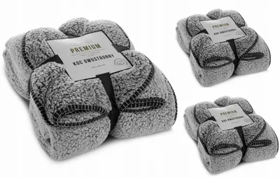Produktbild von Eurofirany Grau Tagesdecke Set für Sofa und Sessel 170x210cm