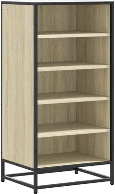 Obrázek produktu pro vidaXL Botník Sonoma dub 48x38x97,5 cm Materiál na bázi dřeva