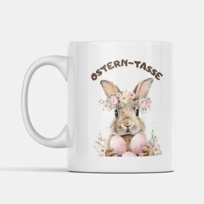 Produktbild von Anti Stress Ostern Hase Kaffeetasse Teetasse Tasse Geschenkidee