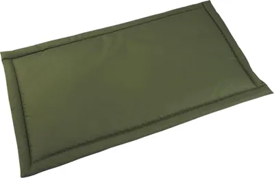 Produktbild von Wasserfestes hundebett größe 100x60 cm - robust, pflegeleicht, aus codura, matte für kleine, mittlere und große hunde, für innen- und außenbereich - farbe - olivgrün