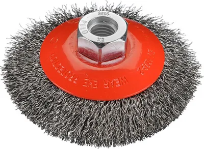 Image de Brosse conique Osborn D100x20 mm, filetage M14x2,0 fil d'acier ondulé 0,30 mm T20