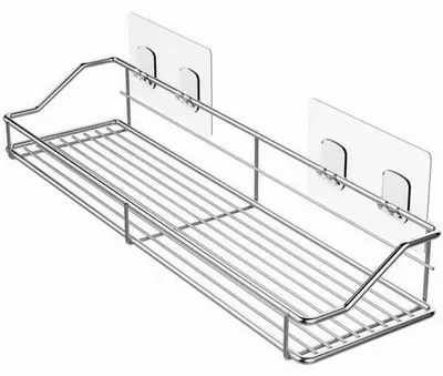 Productafbeelding van Unyqoos® RVS wandplank met toiletrolhouder, ruimtebesparende badkameropslag van roestvrij staal – multifunctioneel voor badkamer en keuken