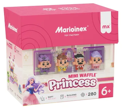 Produktbild von MARIOINEX Mini-Waffelprinzessin-Bausteine. 280 Teile