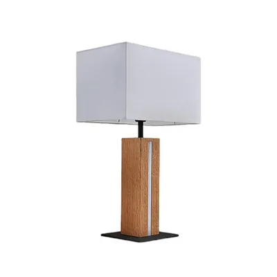 Produktbild von Lindby Tischleuchte Garry, 2-flg., weiß, Holz, 53 cm, E27
