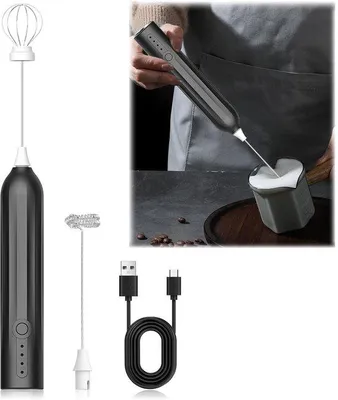 Image de Chauffe-lait électrique avec fonction de recharge USB, trois vitesses, sans fil