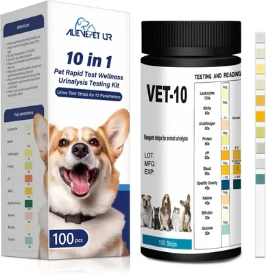 Productafbeelding van Urineteststrips voor honden en katten - 100 stuks - thuistest